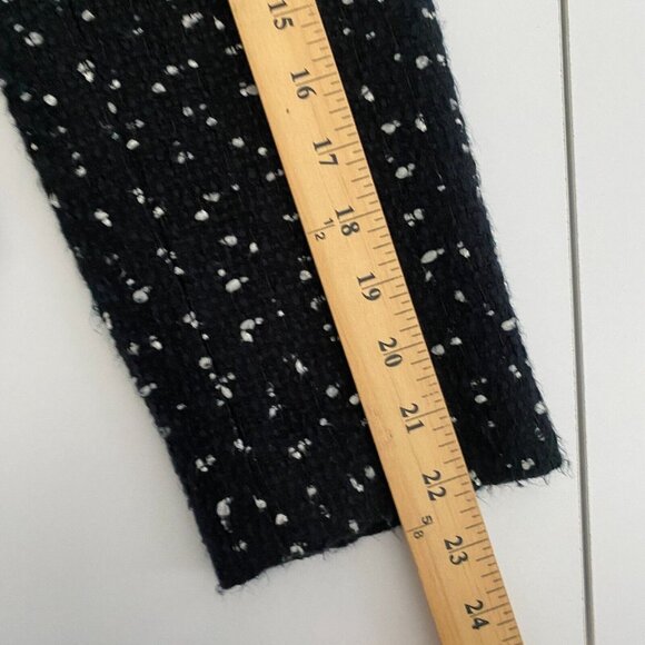 J. Crew 365 Tweed Going-Out Blazer Size 14 in Deepest Navy Open Front J8119 - Picture 12 of 14